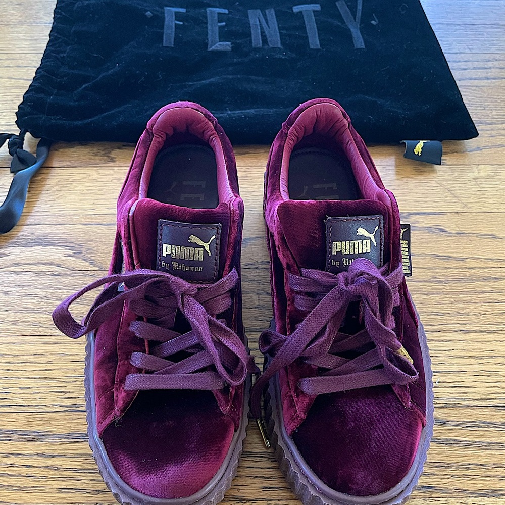 Royal Purple Velvet Creepers
